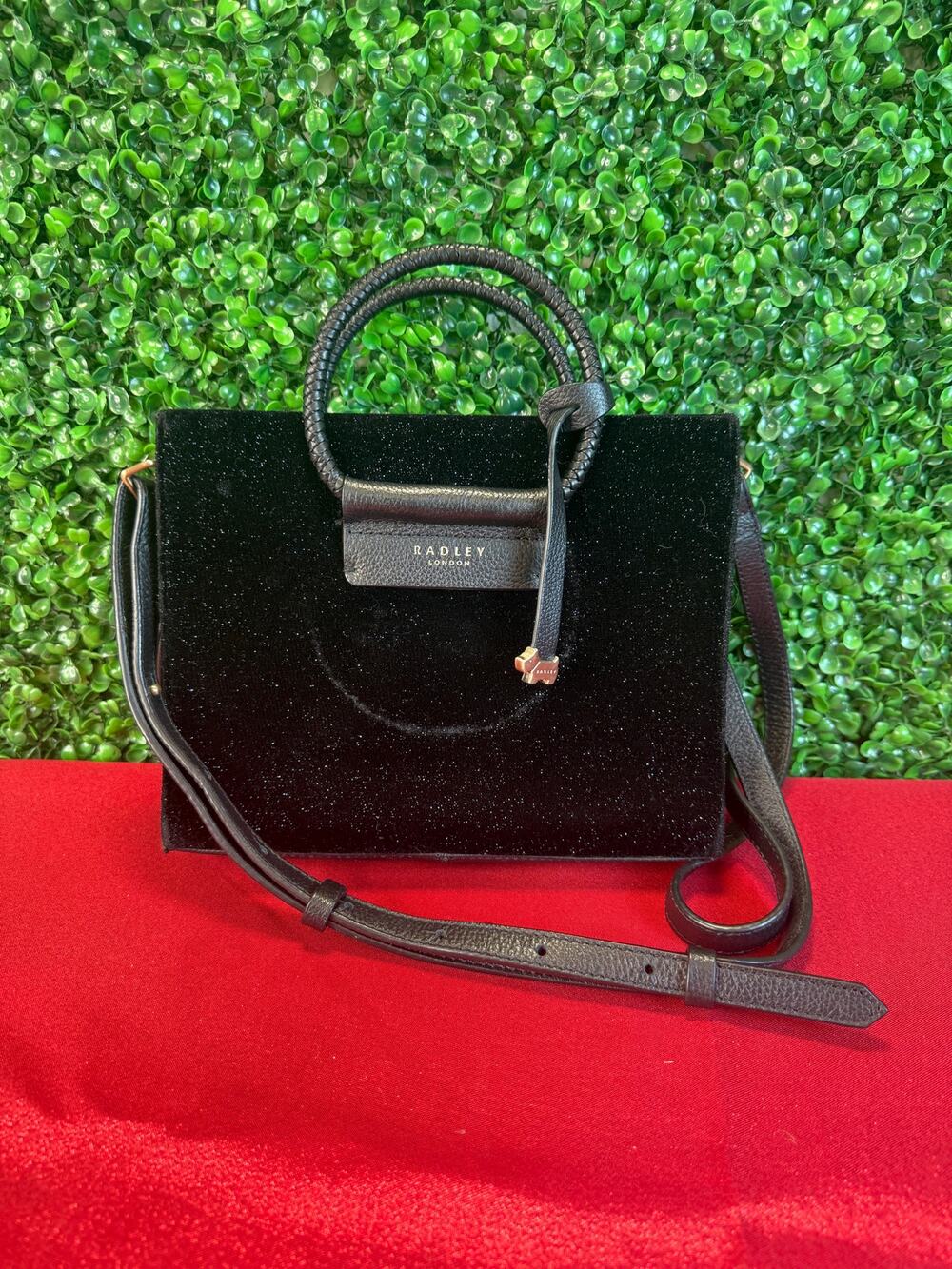 Shiny Velvet Radley London Bag Evening Bag